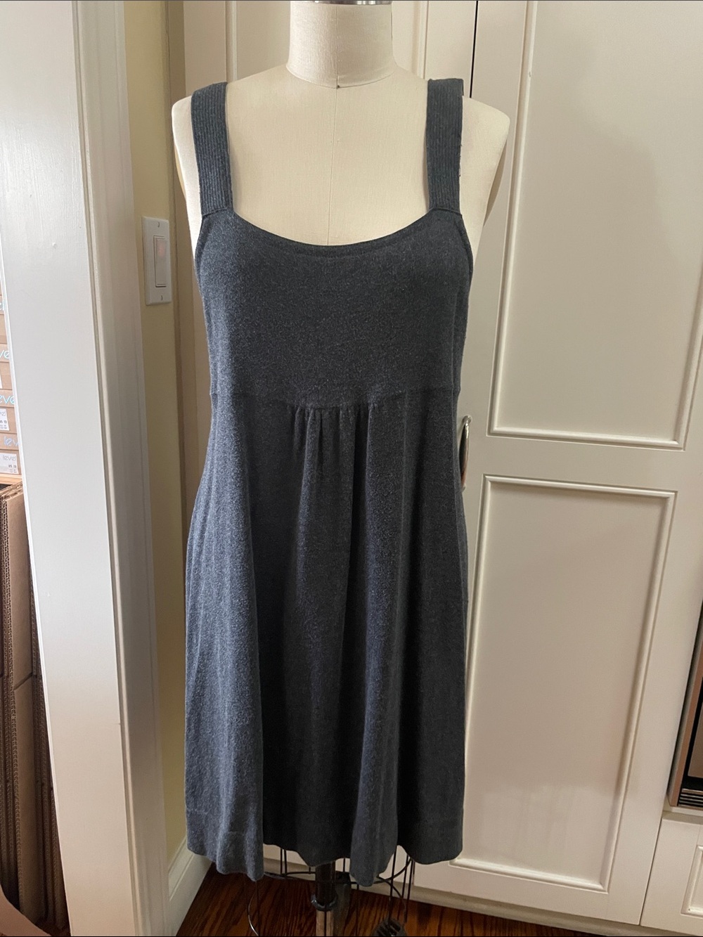 Lucky Brand cotton/cashmere Jumper in Charcoal Gray